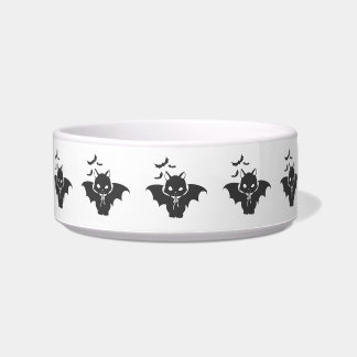 The vampire cat have canine - Choose back color Bowl