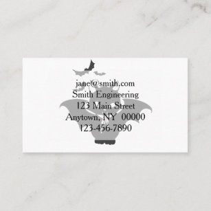 The vampire cat have canine - Choose back color Business Card