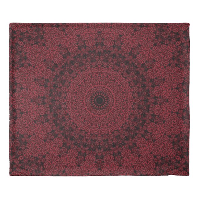 The Vampire Mandala Duvet Cover (Front)
