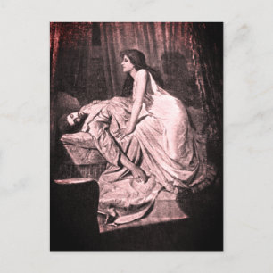The Vampire (Philip Burne-Jones, 1897) Postcard