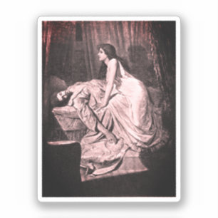 The Vampire (Philip Burne-Jones, 1897) Sticker
