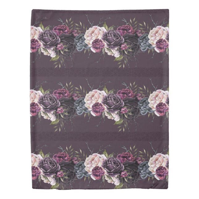 The Vampiress | Moody Gothic Vampy Glam Duvet Cover (Front)