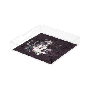 The Vampiress   Moody Gothic Vampy Glam Pale Skin Acrylic Tray