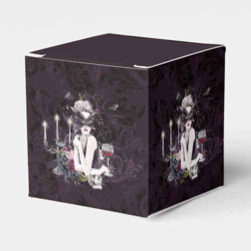 The Vampiress  Moody Gothic Vampy Glam Pale Skin Favor Boxes