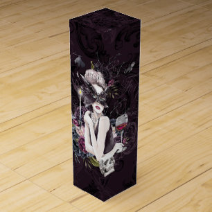 The Vampiress Moody Gothic Vampy Glam Pale Skin Wine Box