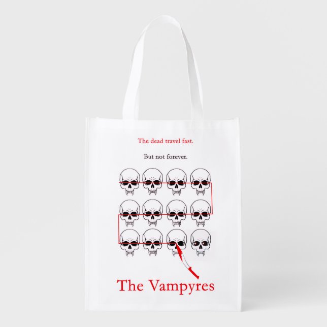 The Vampyres - Crossed Skulls Bag (Front)
