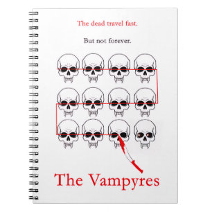 The Vampyres - Crossed Skulls Notebook