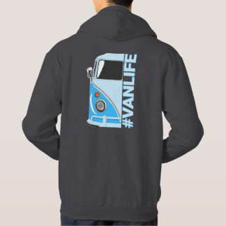 The Van Life. Camping and Surfing. Unisex Hoodie