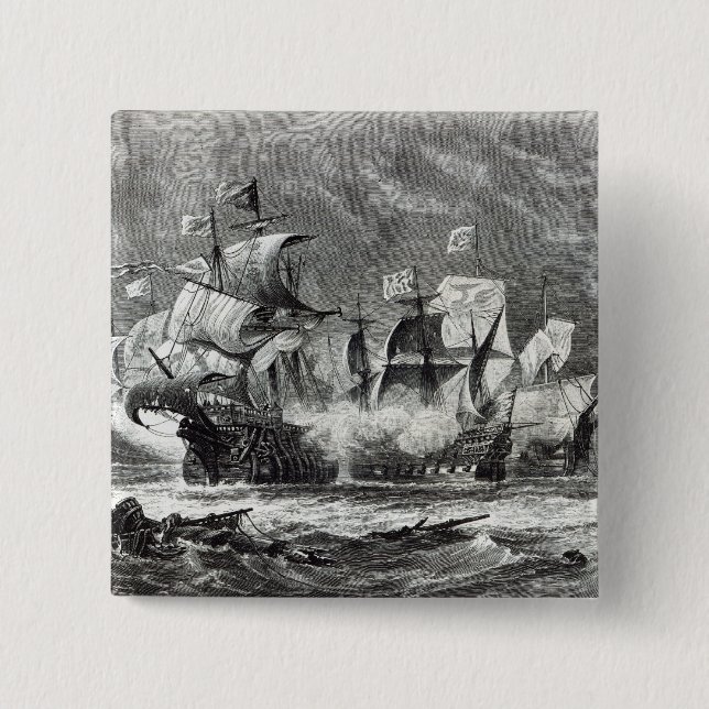 The Vanguard, under Sir William Winter Pinback Button (Front)