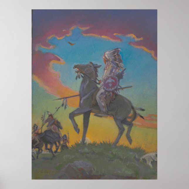 The Vanishing Race – Kulhanek Historical Art Poster (Front)