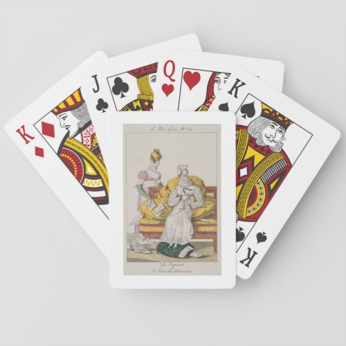 The Vapours or The Accounts Day plate 62 from Le Playing Cards