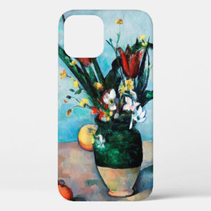 The Vase of Tulips, Paul Cezanne iPhone 12 Case