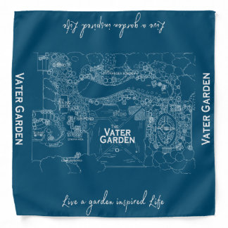The Vater Garden - Navy Bandana