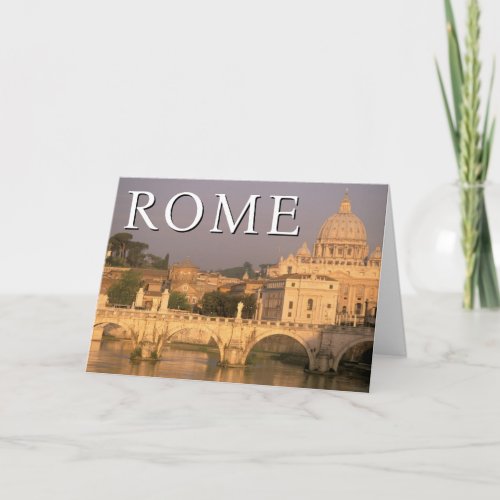 The Vatican  Italy Rome  Happy Birthday Card