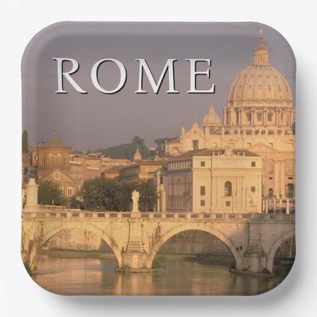 The Vatican | Italy, Rome Paper Plates (Front)