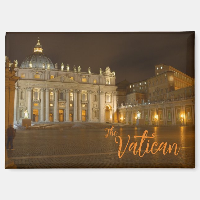 The Vatican Magnet Italy Souvenir Gift (Front)