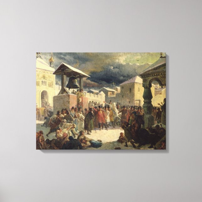 The Veche in the Republic of Novgorod, 1861 Canvas Print (Front)