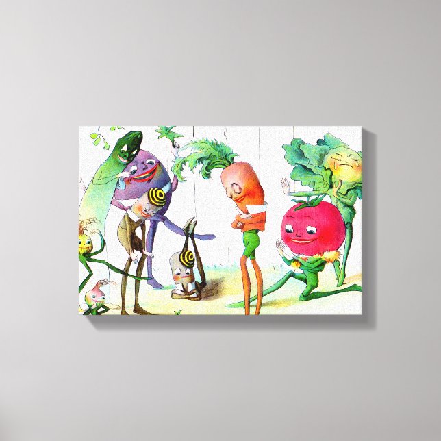 The Vege-Men’s Revenge 2 Canvas Print (Front)