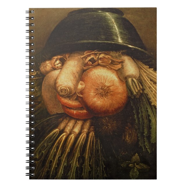 The Vegetable Gardener, c.1590 (oil on panel) Notebook (Front)