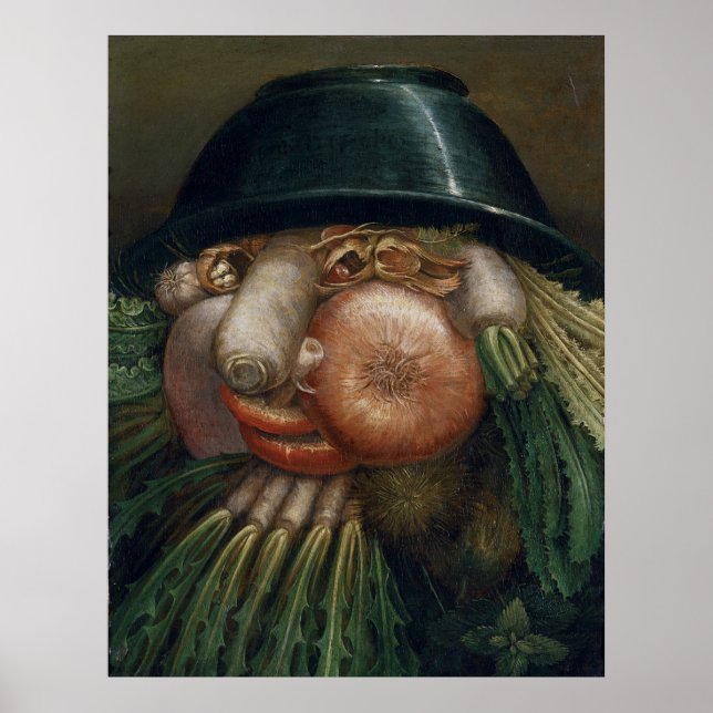 The Vegetable Gardener - Giuseppe Arcimboldo Poster (Front)