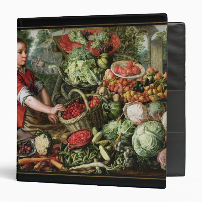 The Vegetable Seller 3 Ring Binder (Front/Inside)