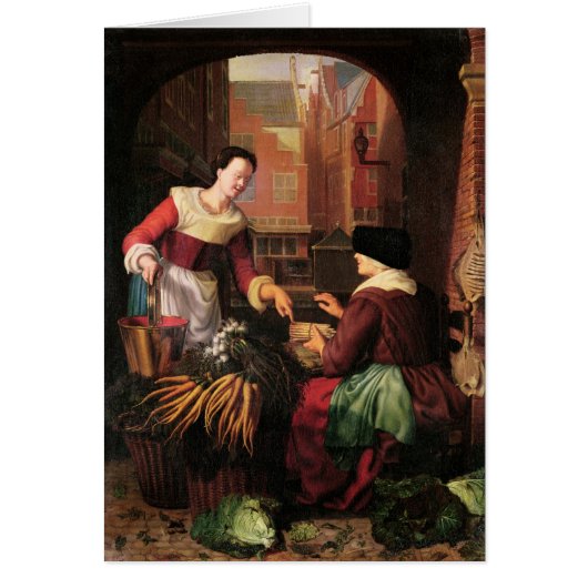 The Vegetable Seller Cards (Front)
