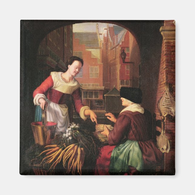 The Vegetable Seller Magnet (Front)