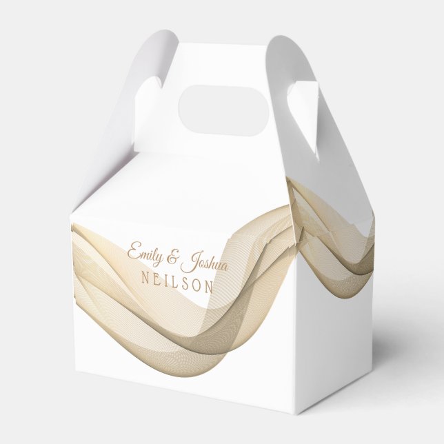 The Veil Favor Box Temple Wedding (Front Side)