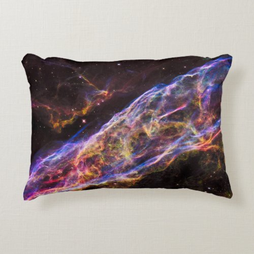 The Veil Nebula Accent Pillow