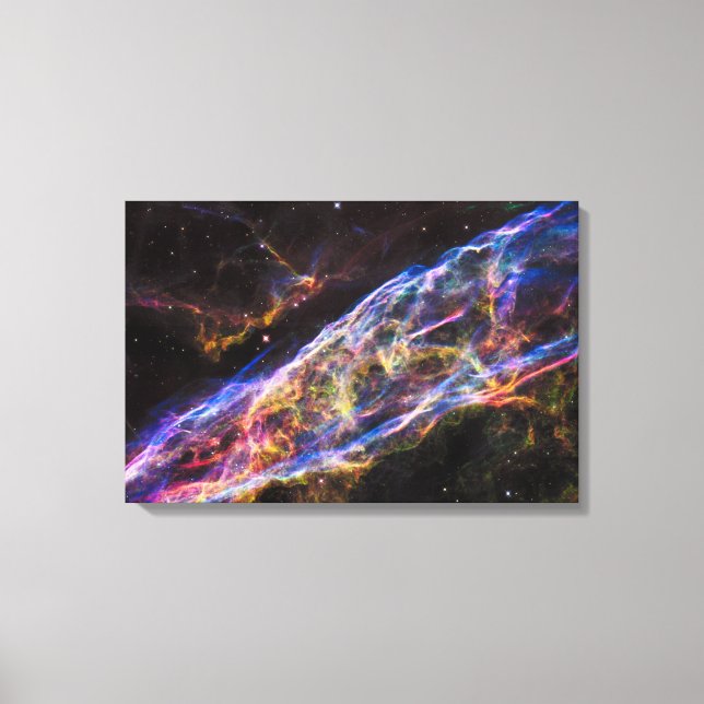 The Veil Nebula Canvas Print (Front)