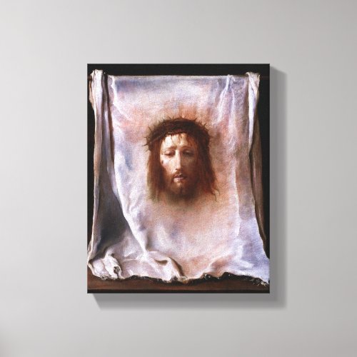 The Veil of Veronica by Domenico Fetti Canvas Print