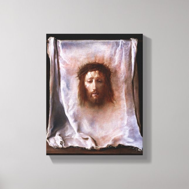 The Veil of Veronica by Domenico Fetti Canvas Print (Front)