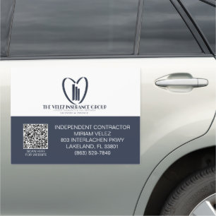 The Velez Insurance Group Car Magnet