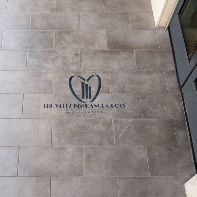 The Velez Insurance Group   Floor Decals (Restaurant)