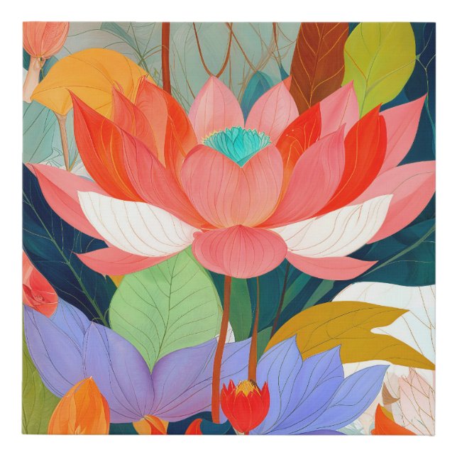 The Velvet Garden Faux Canvas Print (Front)