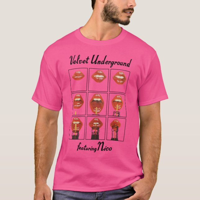 The Velvet Underground Rock Band Velvet Undergroun T-Shirt (Front)