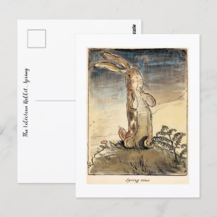The Velveteen Rabbit , Spring Time Postcard