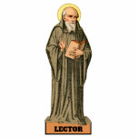 The Venerable Bede Preaching (P 008) Cutout Pin<br><div class="desc">Servant of God, Venerable, Blessed, Saint-- in the modern process of canonization, a candidate for sainthood rises through the ranks. However, the epithet ‘Venerable’ given to St. Bede has less to do with process than with the esteem with which he was regarded by his near contemporaries. Born in 672 or...</div>