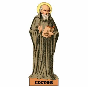 The Venerable Bede Preaching (P 008) Cutout Pin