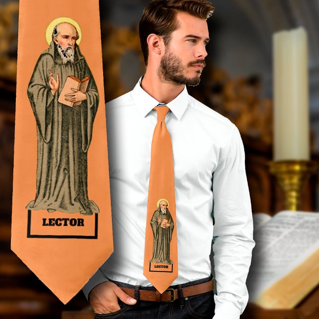 The Venerable Bede Preaching (P 008) Neck Tie (Creator Uploaded)