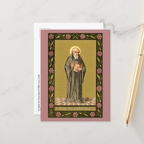 The Venerable Bede Preaching P 008 Postcard