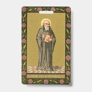 The Venerable Bede Preaching (P 008; Prayer) Badge