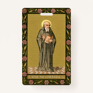 The Venerable Bede Preaching (P 008; Prayer) Badge