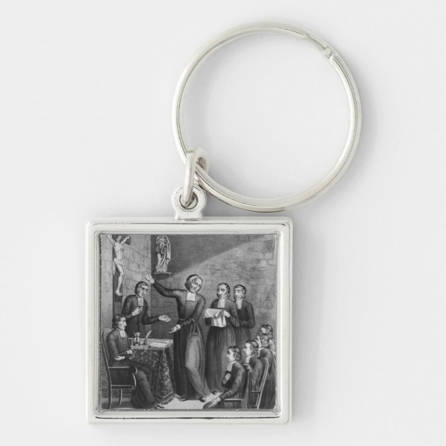 The Venerable Saint Jean-Baptiste de La Salle Keychain (Front)