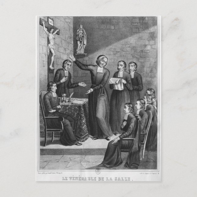 The Venerable Saint Jean-Baptiste de La Salle Postcard (Front)