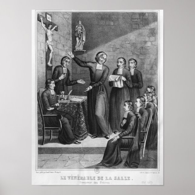 The Venerable Saint Jean-Baptiste de La Salle Poster (Front)