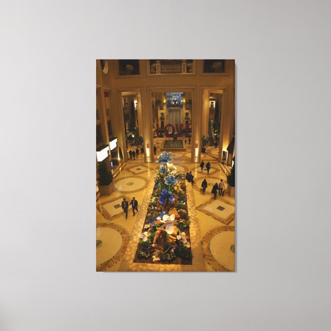 The Venetian Las Vegas, LOVE Canvas Print (Front)
