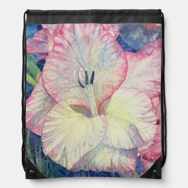 The Venus Flower Drawstring Bag (Front)