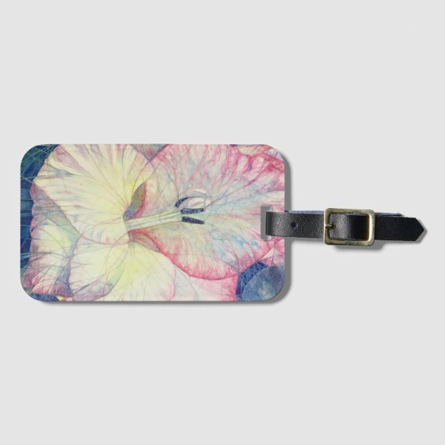 The Venus Flower Luggage Tag (Front Horizontal)