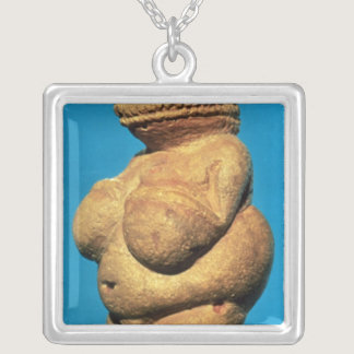 The Venus of Willendorf Silver Plated Necklace